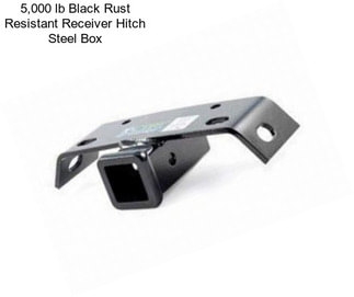 5,000 lb Black Rust Resistant Receiver Hitch Steel Box