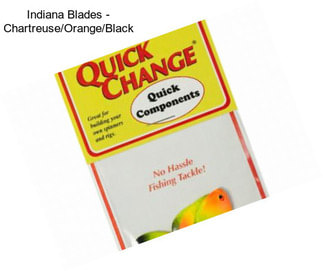 Indiana Blades - Chartreuse/Orange/Black