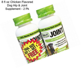 8 fl oz Chicken Flavored Dog Hip & Joint Supplement - 2 Pk