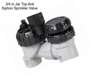 3/4 in Jar Top Anti Siphon Sprinkler Valve