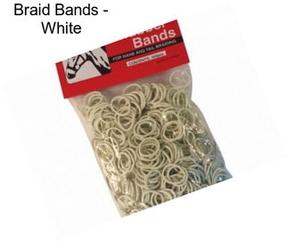 Braid Bands - White