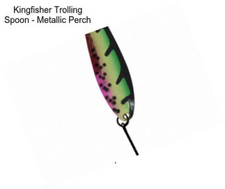 Kingfisher Trolling Spoon - Metallic Perch