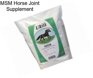 MSM Horse Joint Supplement