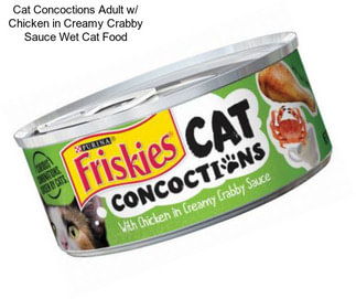 Cat Concoctions Adult w/ Chicken in Creamy Crabby Sauce Wet Cat Food