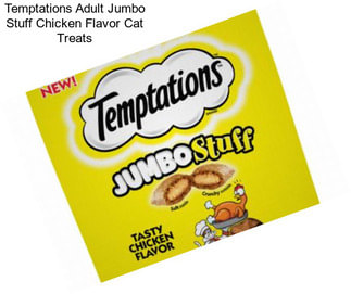 Temptations Adult Jumbo Stuff Chicken Flavor Cat Treats