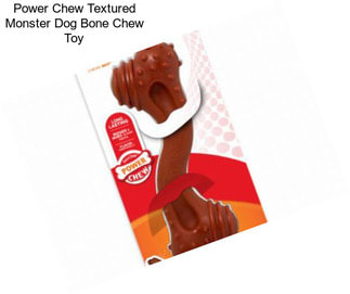 Power Chew Textured Monster Dog Bone Chew Toy