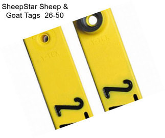 SheepStar Sheep & Goat Tags  26-50