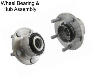 Wheel Bearing & Hub Assembly