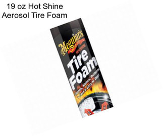 19 oz Hot Shine Aerosol Tire Foam