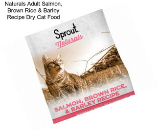 Naturals Adult Salmon, Brown Rice & Barley Recipe Dry Cat Food