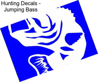 Hunting Decals - Jumping Bass