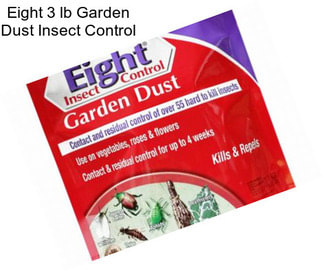 Eight 3 lb Garden Dust Insect Control