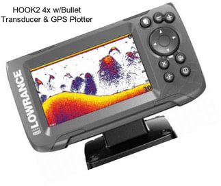 HOOK2 4x w/Bullet Transducer & GPS Plotter