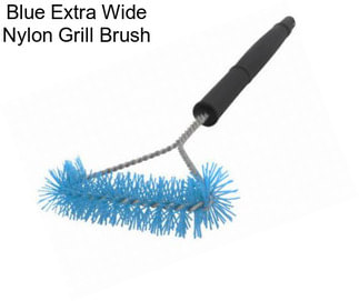 Blue Extra Wide Nylon Grill Brush