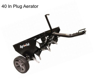 40 In Plug Aerator