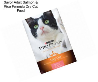 Savor Adult Salmon & Rice Formula Dry Cat Food