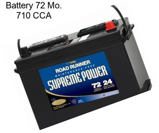 Battery 72 Mo. 710 CCA