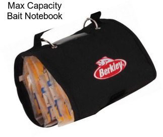 Max Capacity Bait Notebook