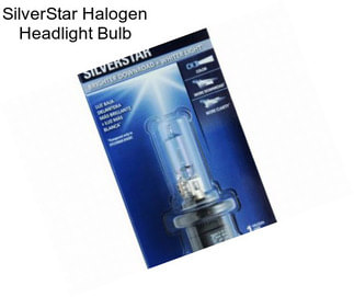 SilverStar Halogen Headlight Bulb