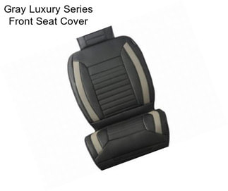 Gray Luxury Series Front Seat Cover
