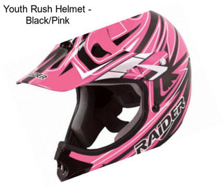 Youth Rush Helmet - Black/Pink