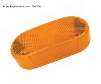 Amber Replacement Lens - 108-15A