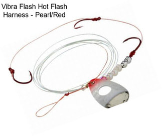 Vibra Flash Hot Flash Harness - Pearl/Red