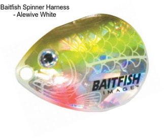 Baitfish Spinner Harness - Alewive White