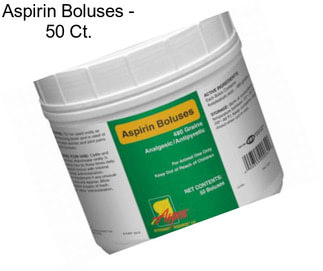 Aspirin Boluses - 50 Ct.