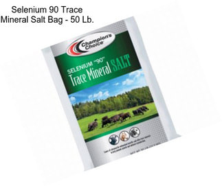 Selenium 90 Trace Mineral Salt Bag - 50 Lb.