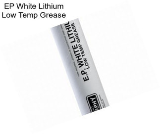 EP White Lithium Low Temp Grease