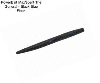 PowerBait MaxScent The General - Black Blue Fleck
