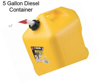 5 Gallon Diesel Container