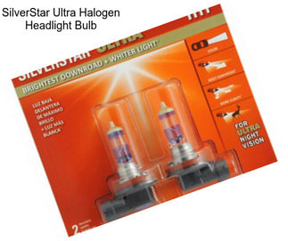 SilverStar Ultra Halogen Headlight Bulb