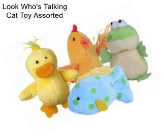 Look Who\'s Talking Cat Toy Assorted