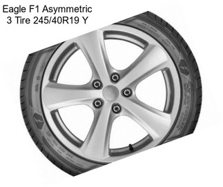 Eagle F1 Asymmetric 3 Tire 245/40R19 Y