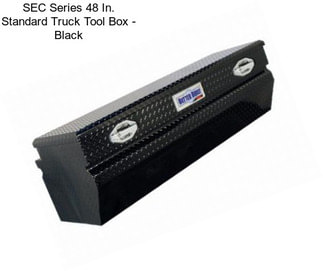 SEC Series 48 In. Standard Truck Tool Box - Black