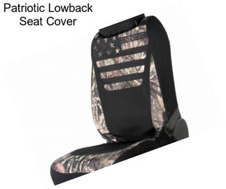 Patriotic Lowback Seat Cover