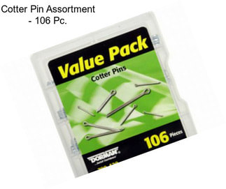 Cotter Pin Assortment - 106 Pc.