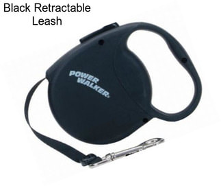 Black Retractable Leash