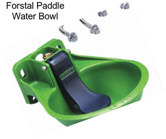 Forstal Paddle Water Bowl