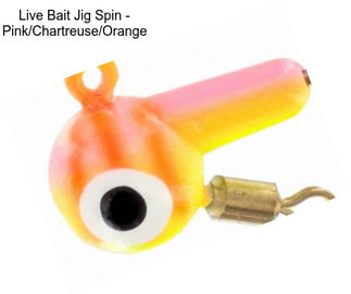 Live Bait Jig Spin - Pink/Chartreuse/Orange