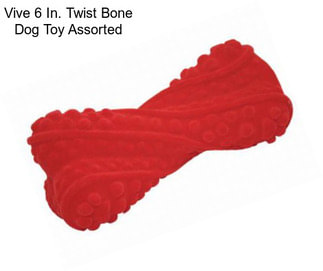 Vive 6 In. Twist Bone Dog Toy Assorted