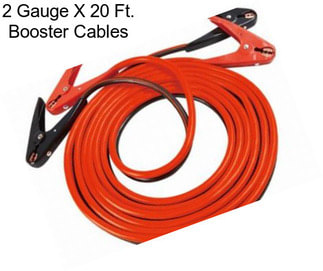 2 Gauge X 20 Ft. Booster Cables