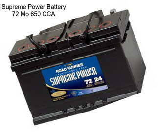 Supreme Power Battery 72 Mo 650 CCA