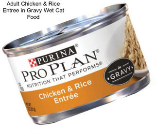 Adult Chicken & Rice Entree in Gravy Wet Cat Food