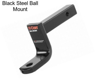 Black Steel Ball Mount