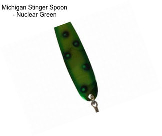 Michigan Stinger Spoon - Nuclear Green