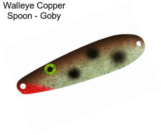 Walleye Copper Spoon - Goby