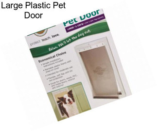 Large Plastic Pet Door